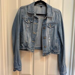 American Eagle Outfitters Light Blue Jean Jacket